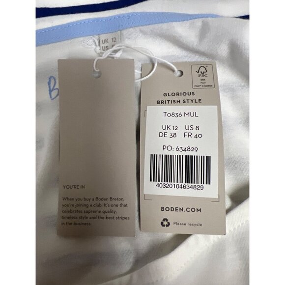 NEW! Body Stripes Ahead of The Rest Shirt Tree Graphic Women's Size 8 - Picture 11 of 11